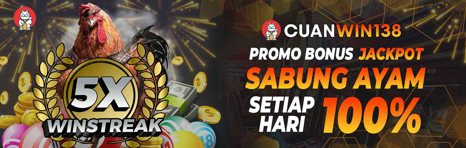 BONUS JACKPOT SABUNG AYAM 100%