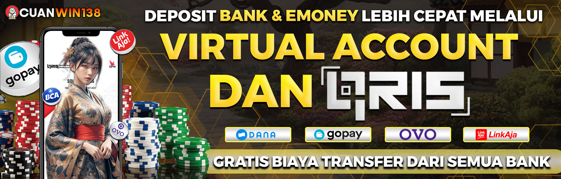 Deposit Qris & Virtual Account