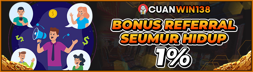 Bonus Referral Seumur Hidup 1%