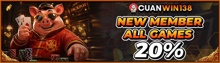 Bonus New Member All Games 20%