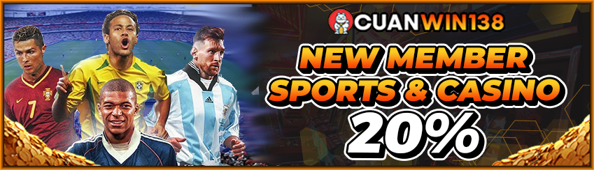 Bonus New Member Sport and Casino 20%